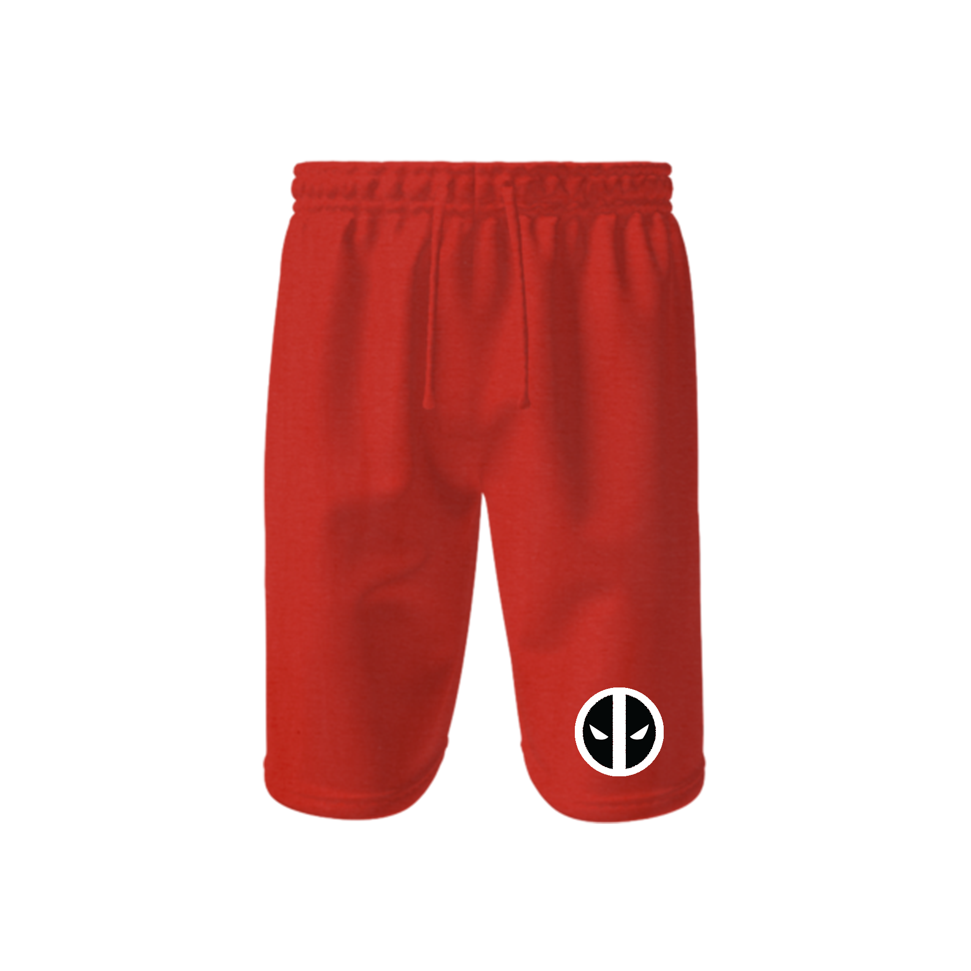 Men's Deadpool Marvel Superhero Athletic Fleece Shorts