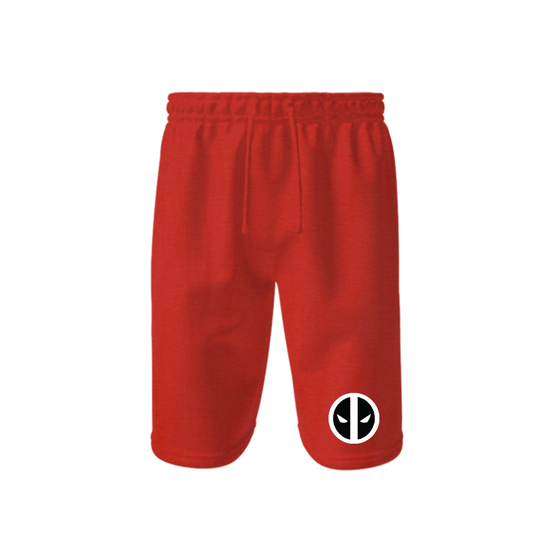 Men's Deadpool Marvel Superhero Athletic Fleece Shorts