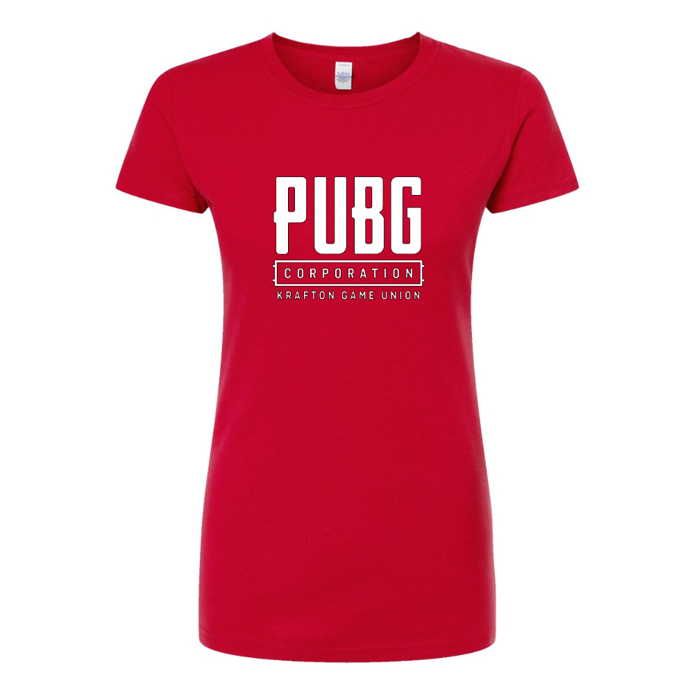 Women's PUBG Multiplayer Shooting Game Round Neck T-Shirt