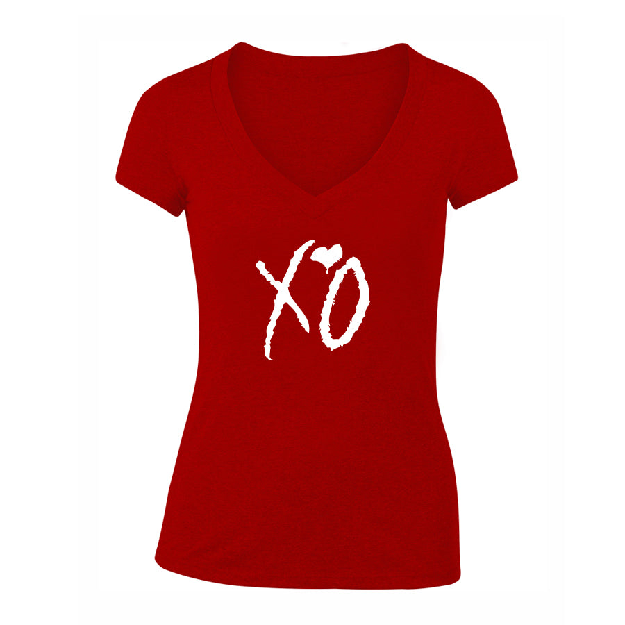 Women's The Weeknd XO Music V-Neck T-Shirt