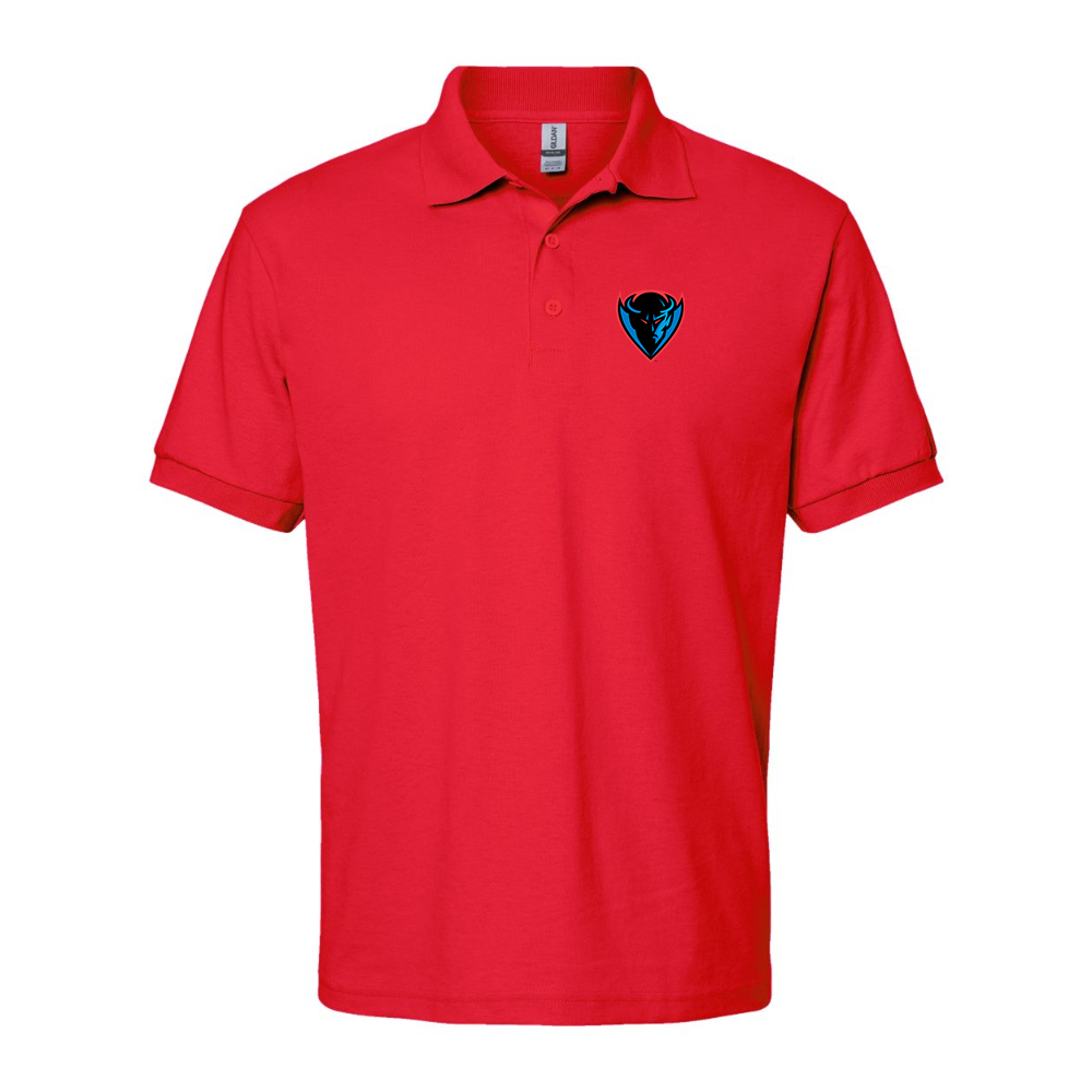 Men's DePaul Blue Demons Dry Blend Jersey Polo - Red