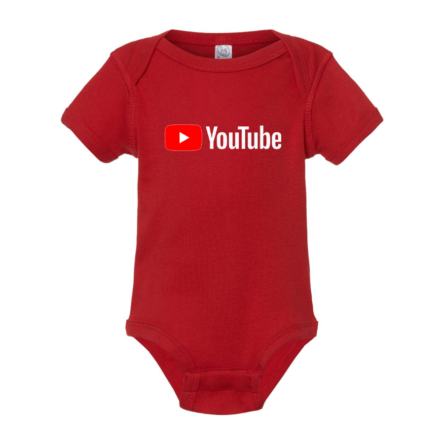 YouTube Social Video Steaming Baby Romper Onesie