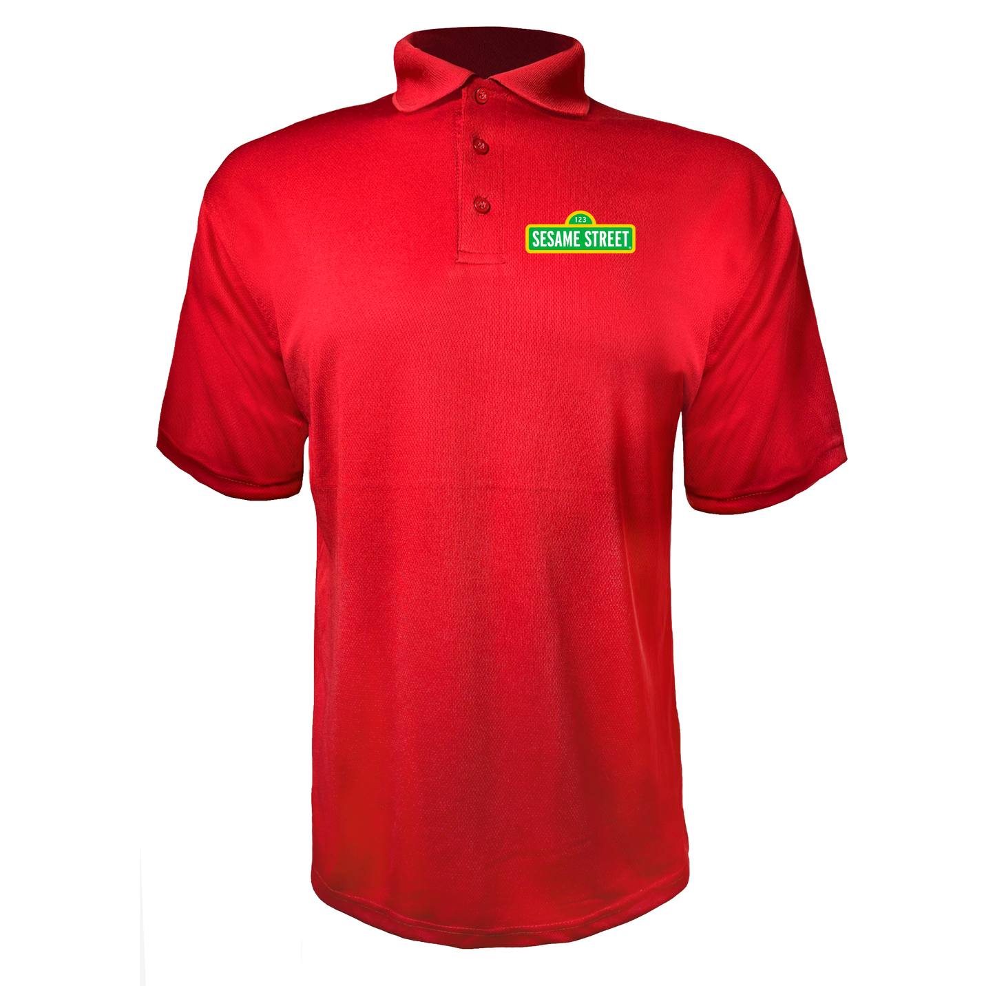 Men's Sesame Street Show Polyester Polo