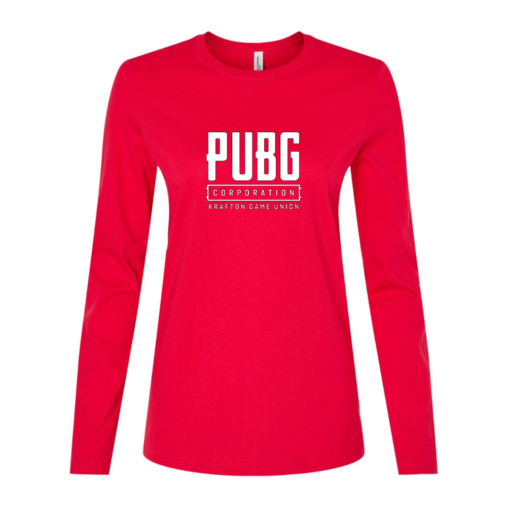 Women's PUBG Multiplayer Shooting Game Long Sleeve T-Shirt