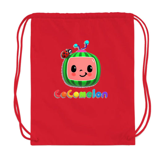 Cocomelon Cartoon Drawstring Bag