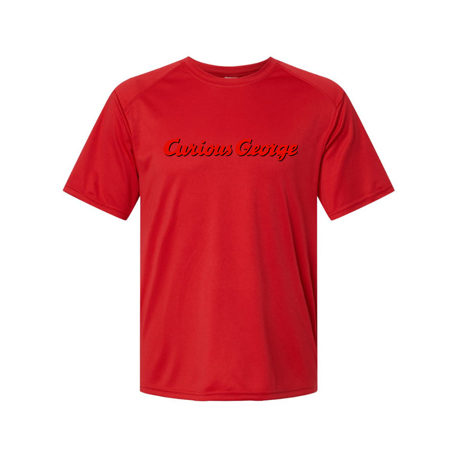 Men's Curious George Cartoon Performance T-Shirt