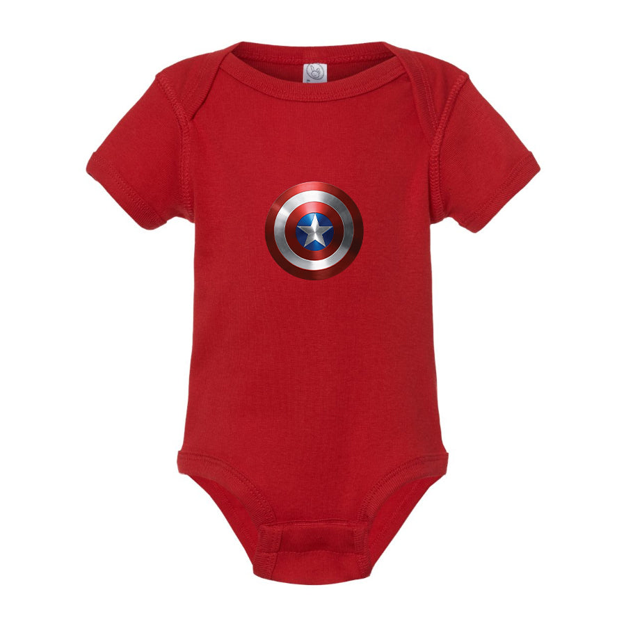 Captain America Superhero Baby Romper Onesie
