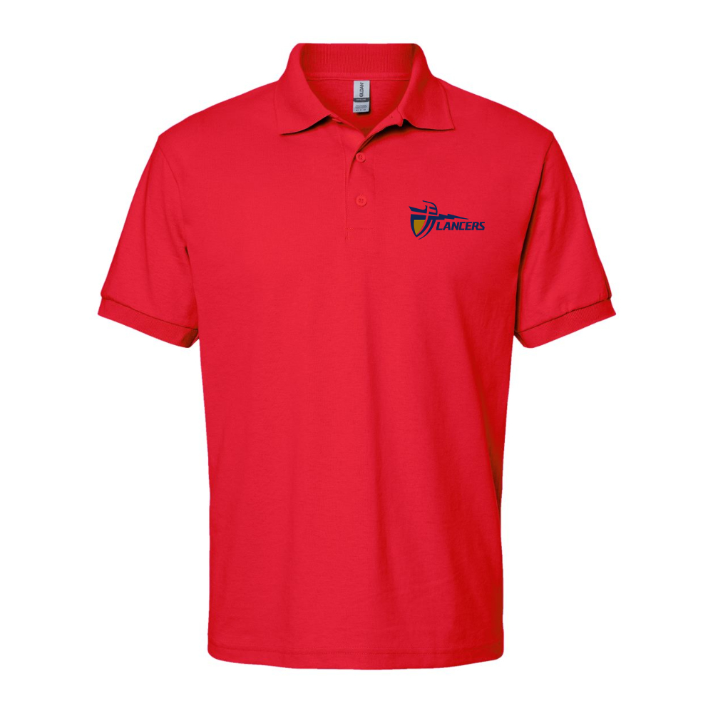 Men's California Baptist Lancers Dry Blend Jersey Polo - Red