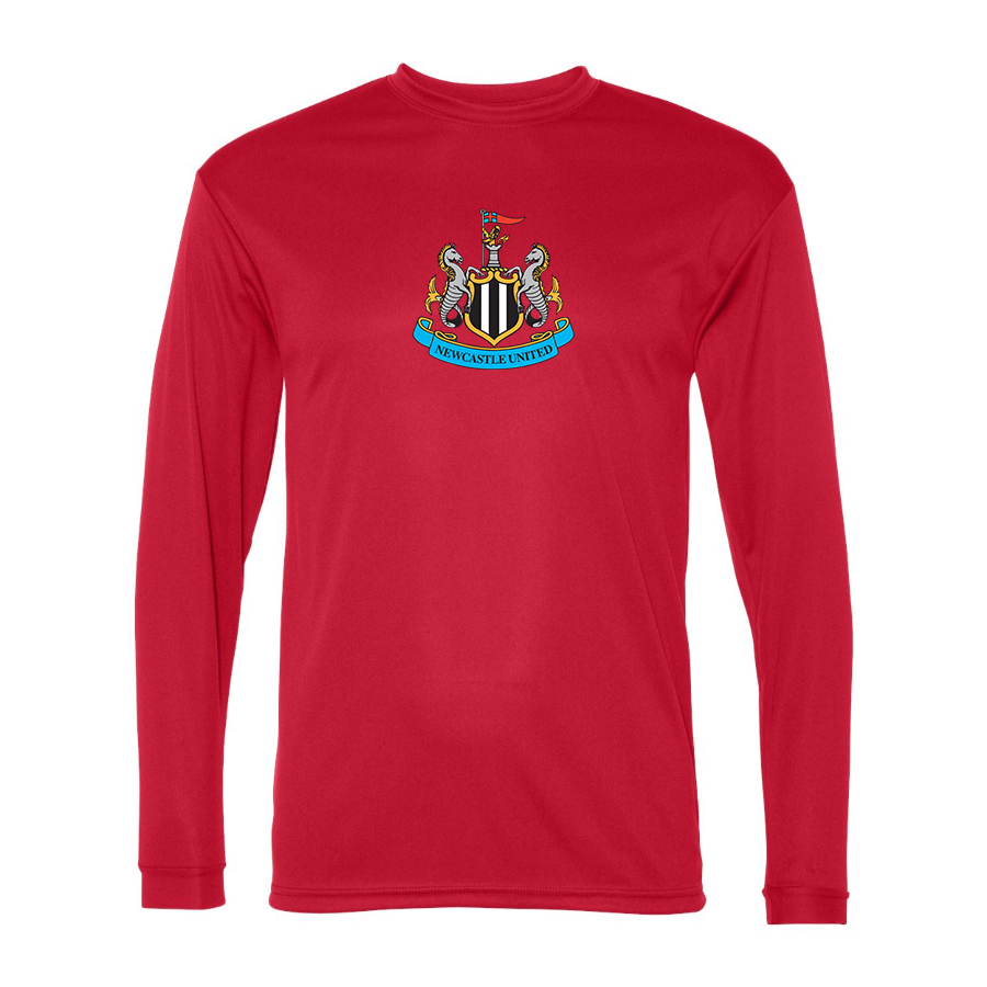 Men’s  Newcastle United FC    Polyester Long Sleeve T-Shirt