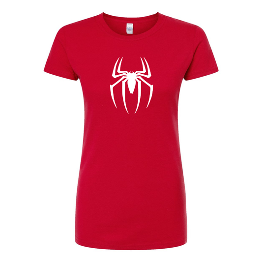 Women's Spiderman Marvel Avengers Superhero Round Neck T-Shirt