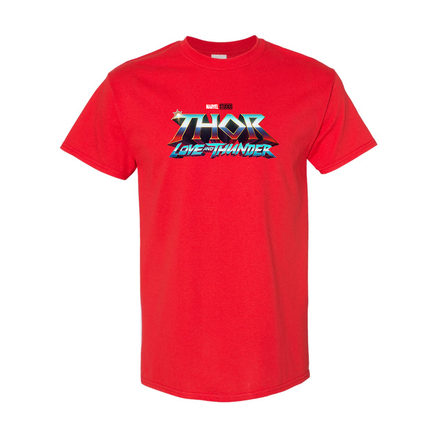 Youth Kids Thor Love & Thunder Superhero Cotton T-Shirt