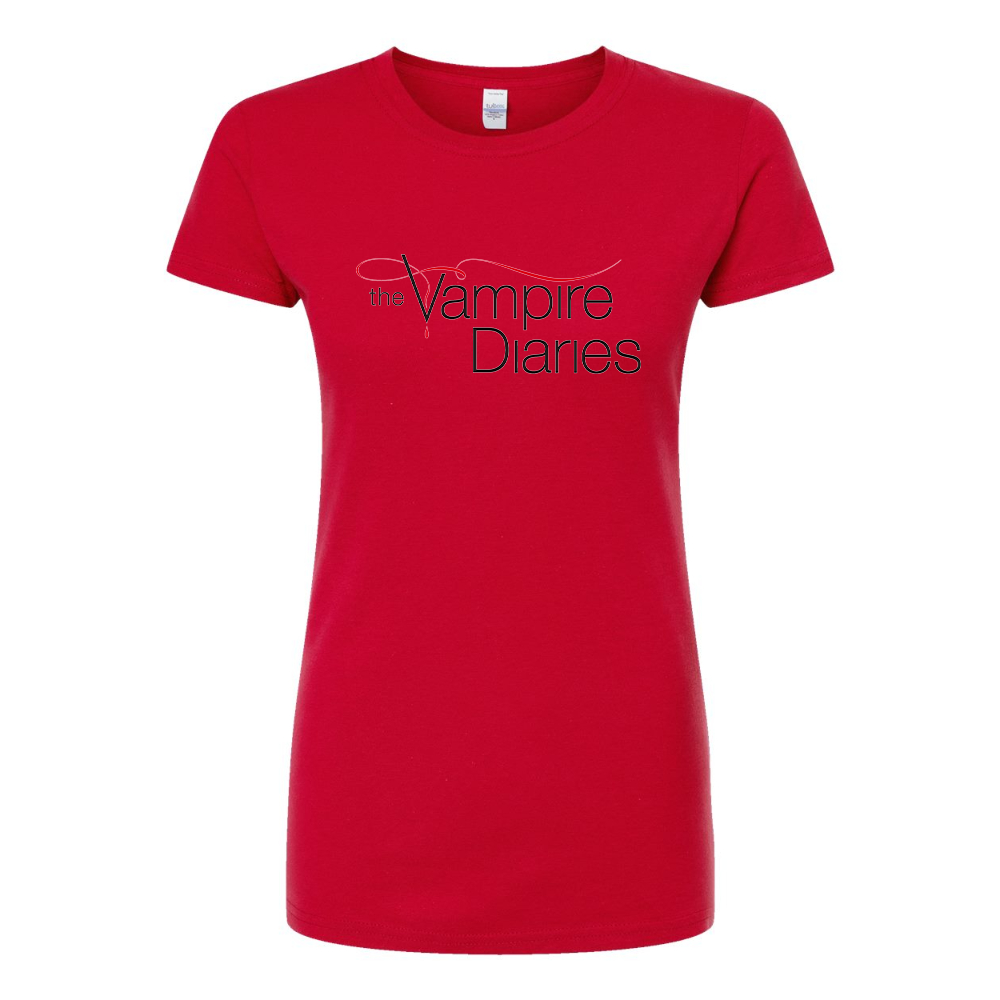 Women's The Vampire Diaries Series Show Round Neck T-Shirt