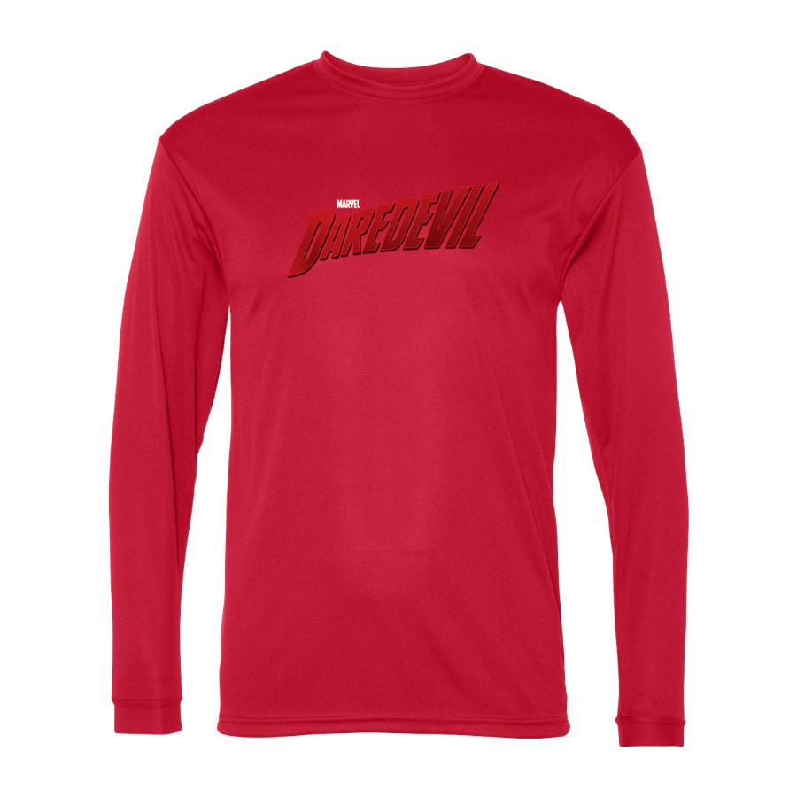Men’s Daredevil Marvel- Polyester Long Sleeve T-Shirt