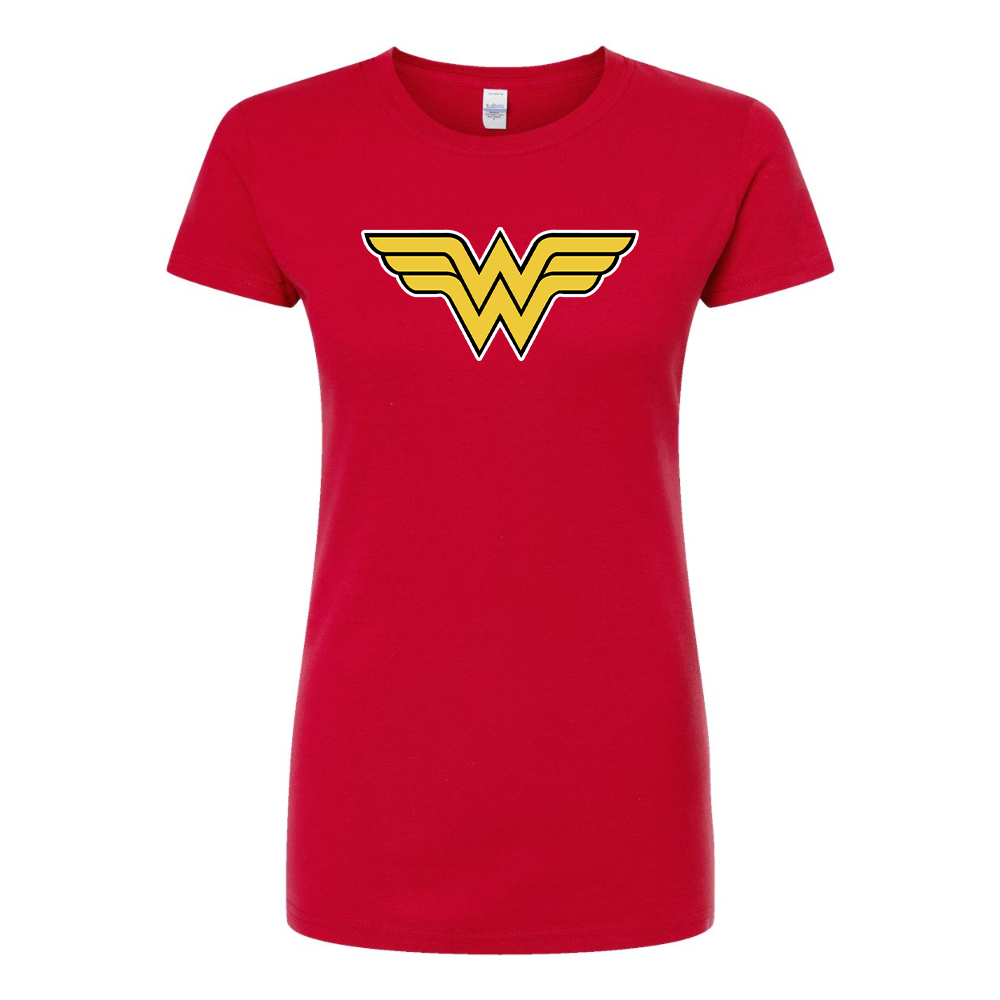 Women's Wonder Woman Superhero Round Neck T-Shirt