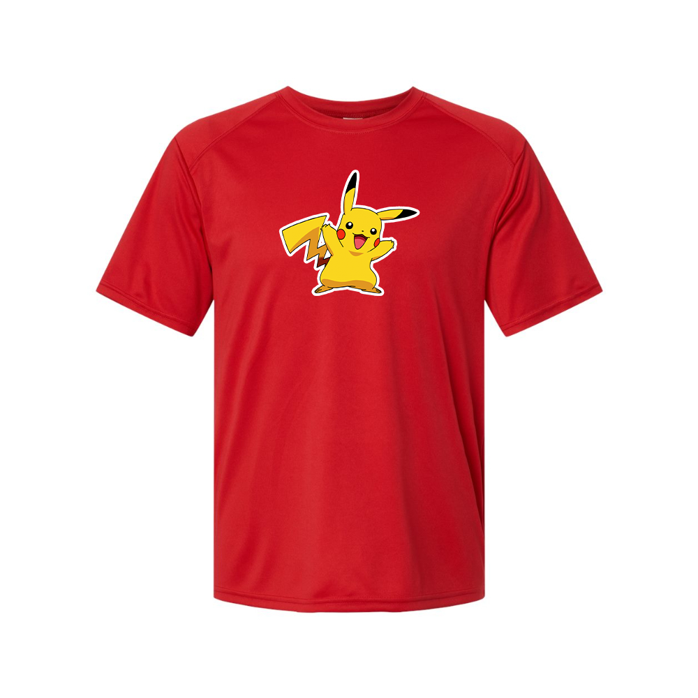 Men's Pikachu Cartoon Performance T-Shirt