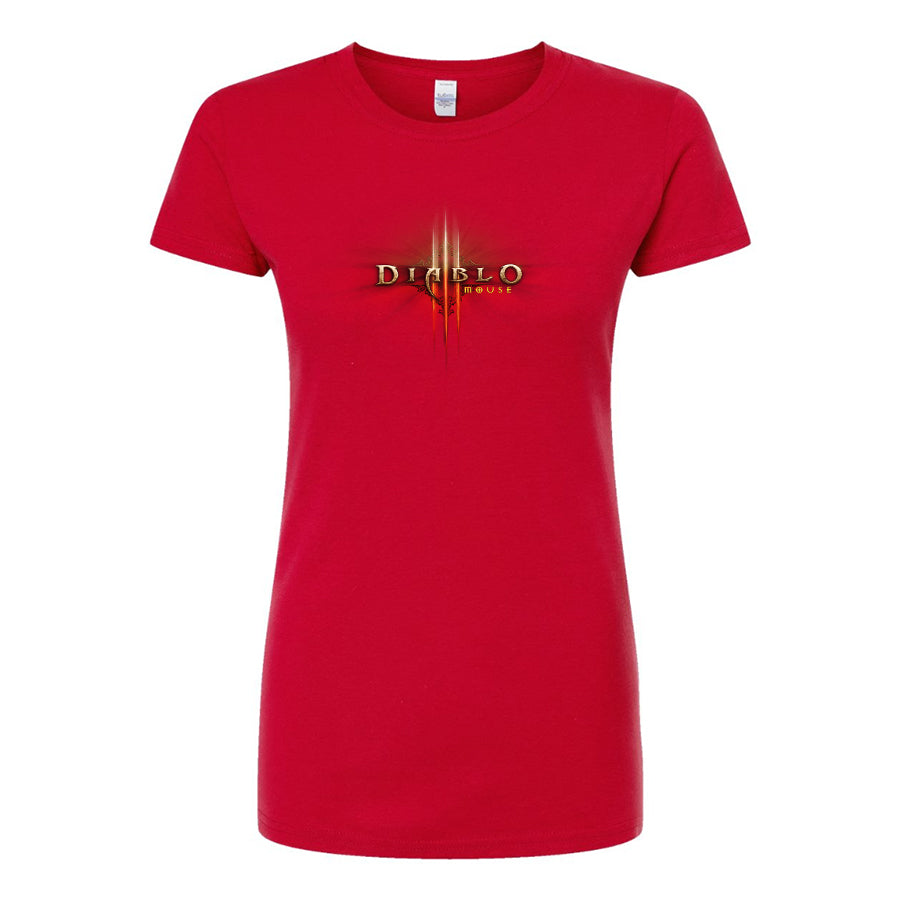 Women's Diablo 3 Game Round Neck T-Shirt