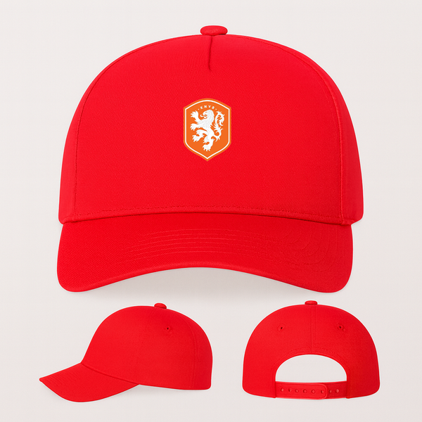 Netherlands National Soccer Team Five Panel Twill Snapback Cap