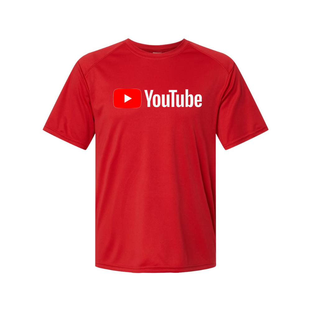 Men's YouTube Social Video Steaming Polyester T-Shirt