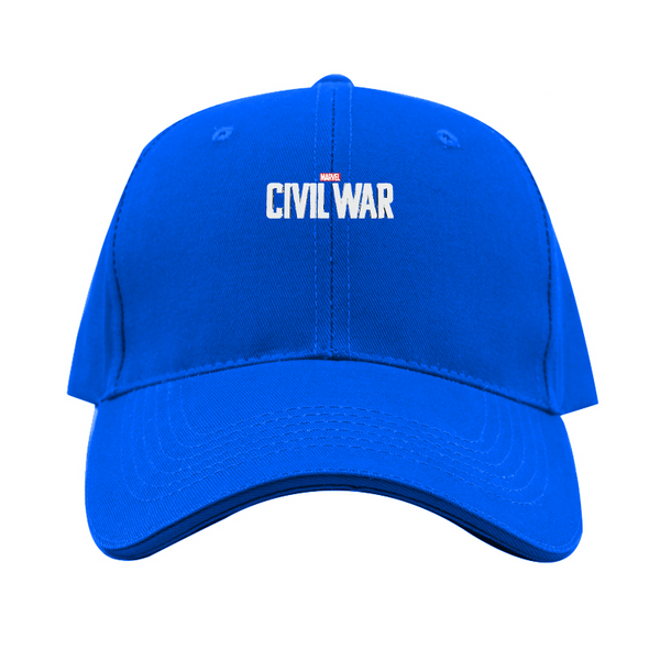 Marvel Civil War  Logo Dad Baseball Cap Hat