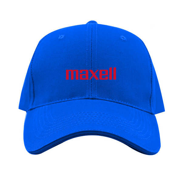Maxell Logo  Dad Baseball Cap Hat