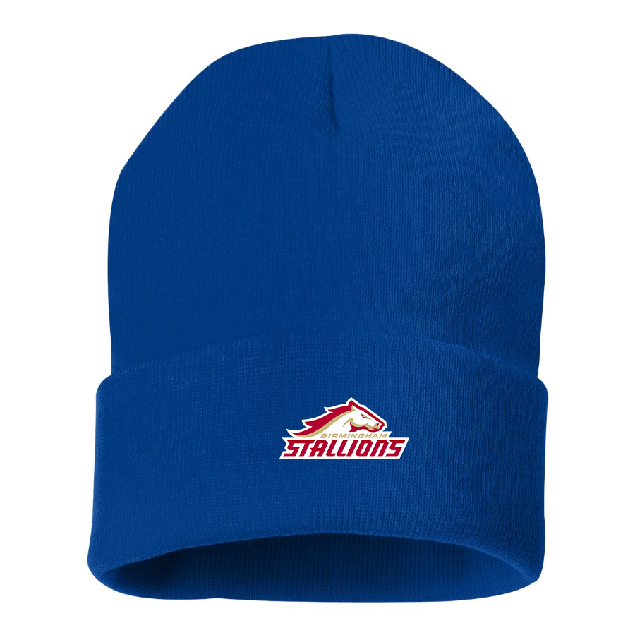Birmingham Stallions Logo Beanie Hat