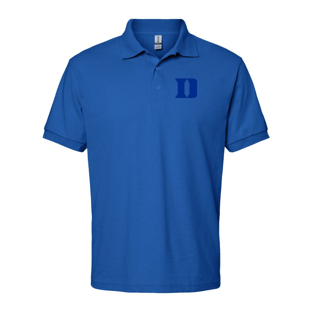 Men's Duke Blue Devils Dry Blend Jersey Polo - Blue
