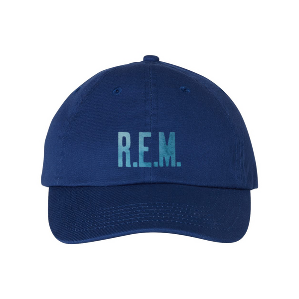 R.E.M. Blue  Valucap Adult Bio-Washed Classic Dad Hat