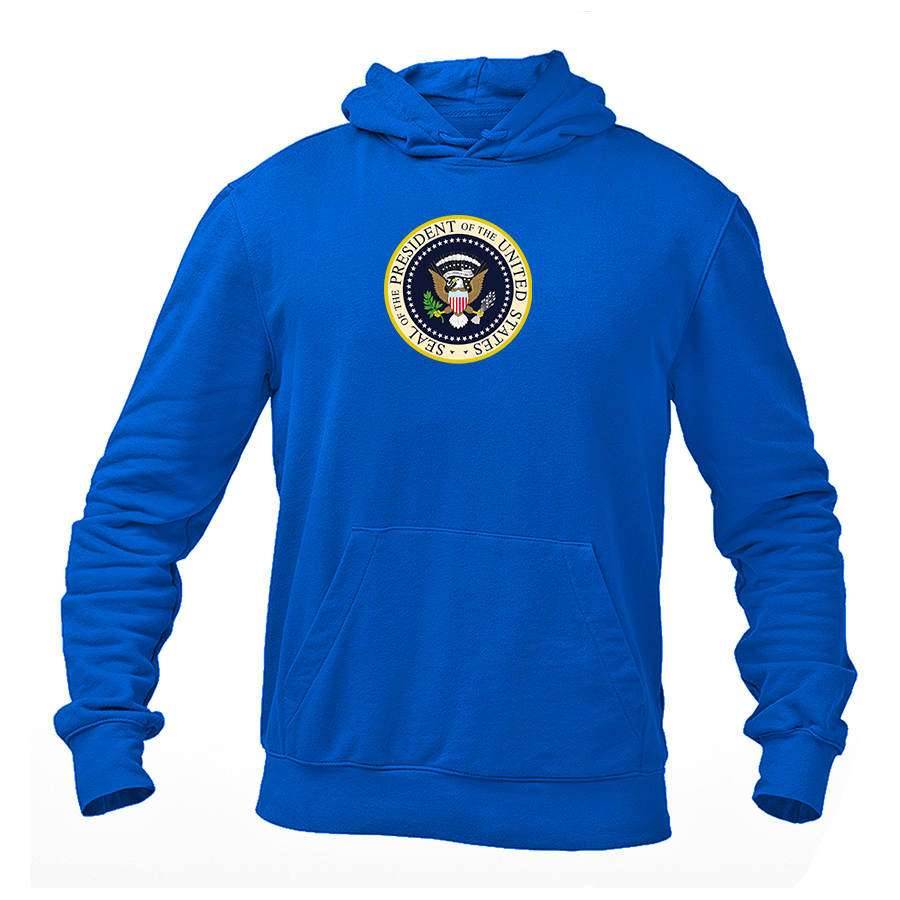 Men's USA President Seal Logo Pullover Hoodie
