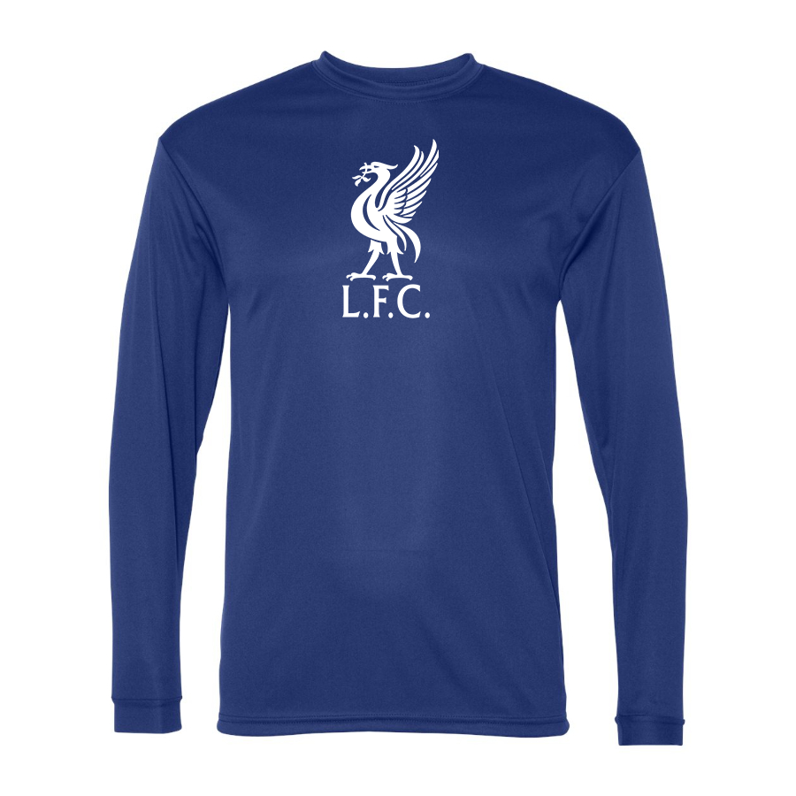 Men’s Liverpool L.F.C Soccer  Polyester Long Sleeve T-Shirt