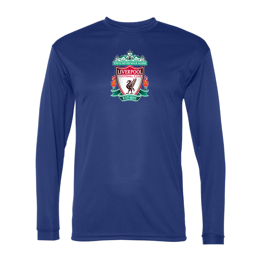 Men’s Liverpool Football Club Est.1892  Polyester Long Sleeve T-Shirt