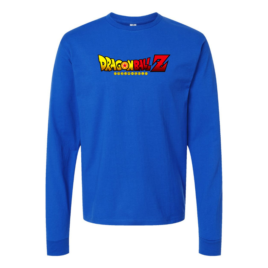 Youth Kids Dragon Ball Z Cartoon Title Long Sleeve T-Shirt