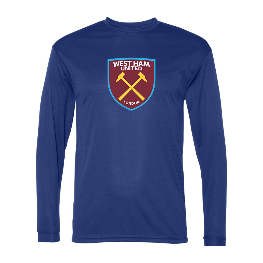 Men’s West Ham United FC  Polyester Long Sleeve T-Shirt