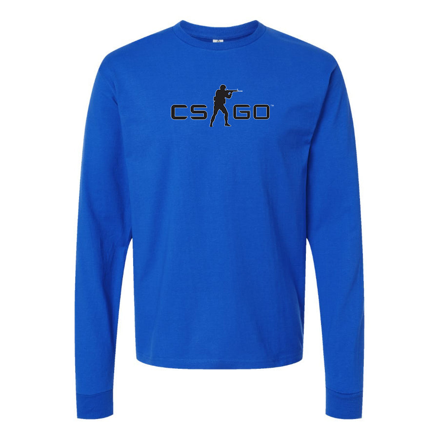 Men's Counter Strike GO Game Long Sleeve T-Shirt