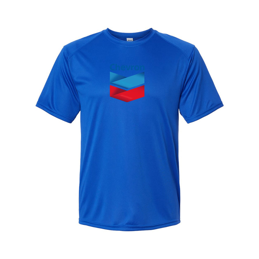 Men's Chevron Gas Station  Polyester T-Shirt