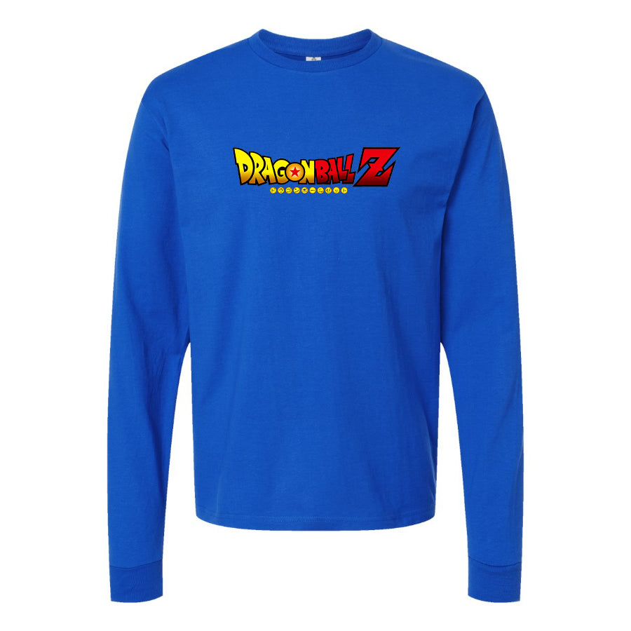 Men's Dragon Ball Z Cartoon Title Long Sleeve T-Shirt