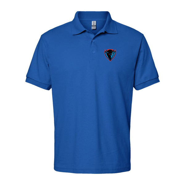 Men's DePaul Blue Demons Dry Blend Jersey Polo