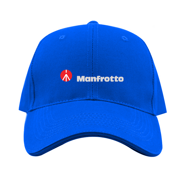 Manfrotto Logo  Dad Baseball Cap Hat