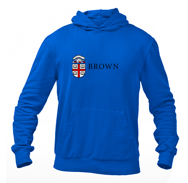 Men's Brown University Softstyle Midweight Hooded Sweatshirt