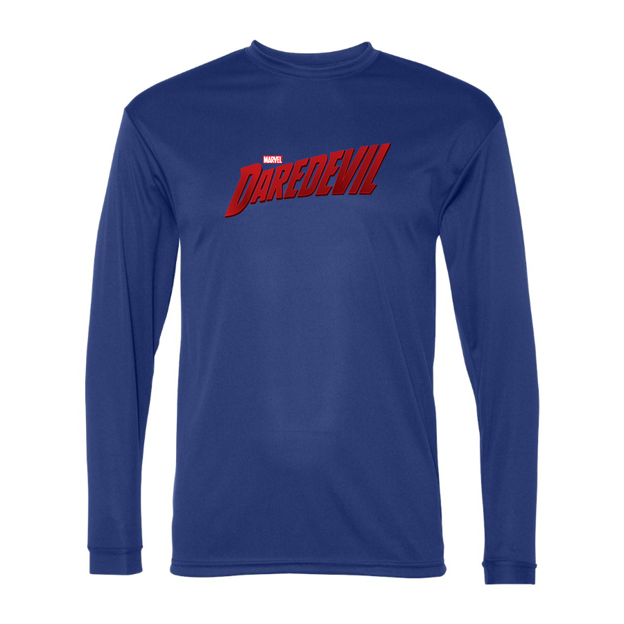 Men’s Daredevil Marvel- Polyester Long Sleeve T-Shirt