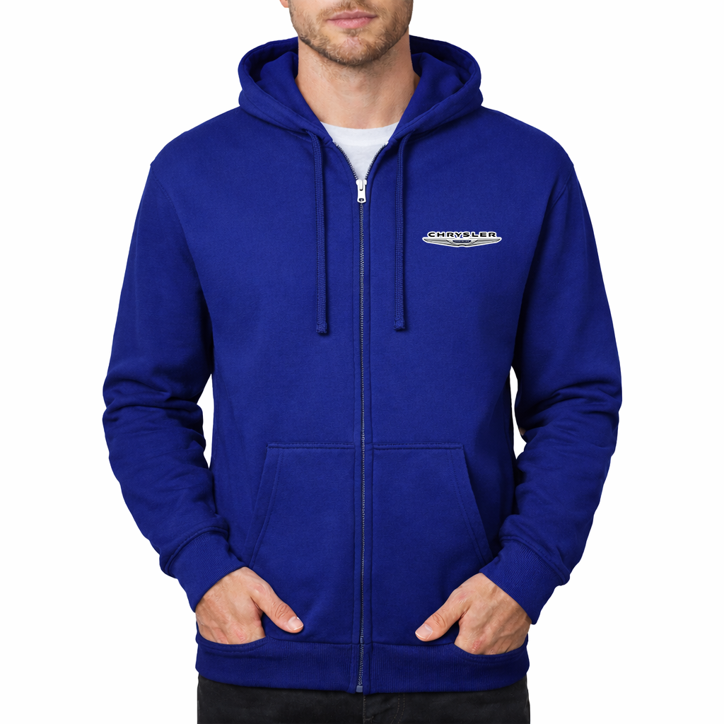 Men's Chrysler Car Zipper Hoodie