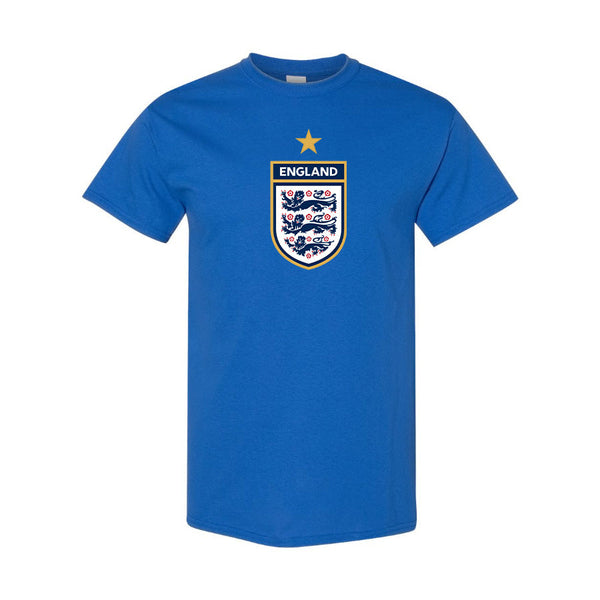 Youth Kids England National Soccer Team Cotton T-Shirt