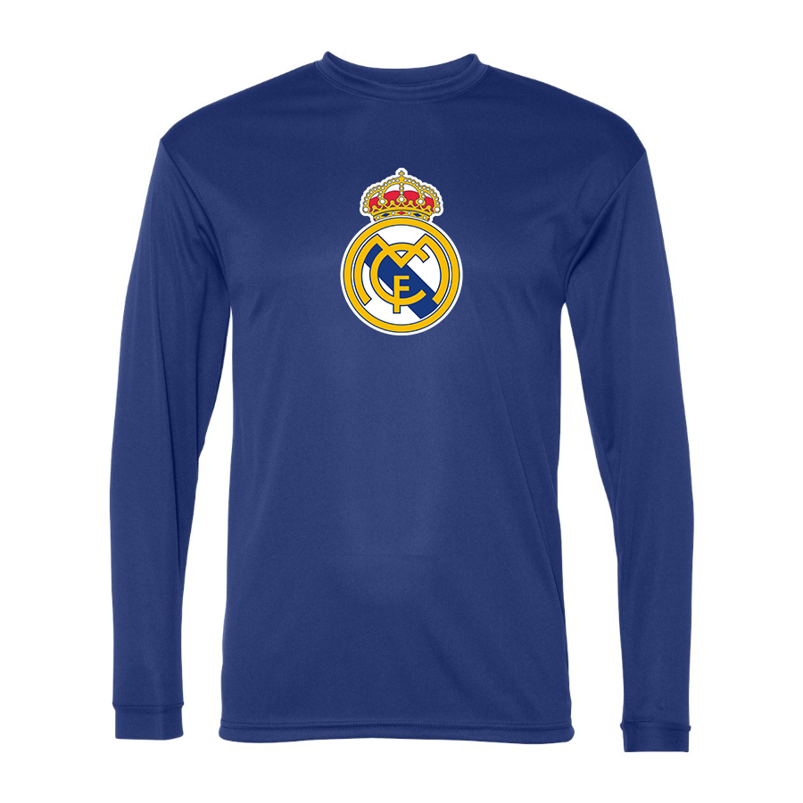 Men’s  Real Madrid Soccer   Polyester Long Sleeve T-Shirt