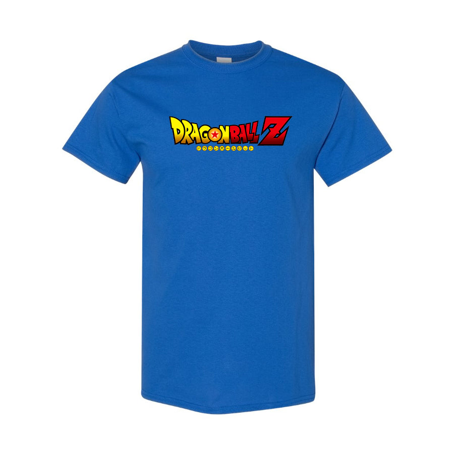 Men's Dragon Ball Z Cartoon Title Cotton T-Shirt