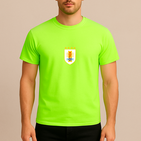 Men's Uruguay National Soccer Team Cotton T-Shirt