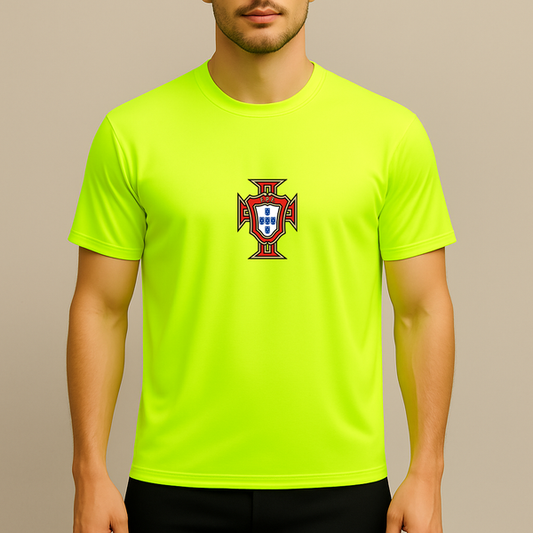 Men's Portugal National Soccer Team Polyester T-Shirt