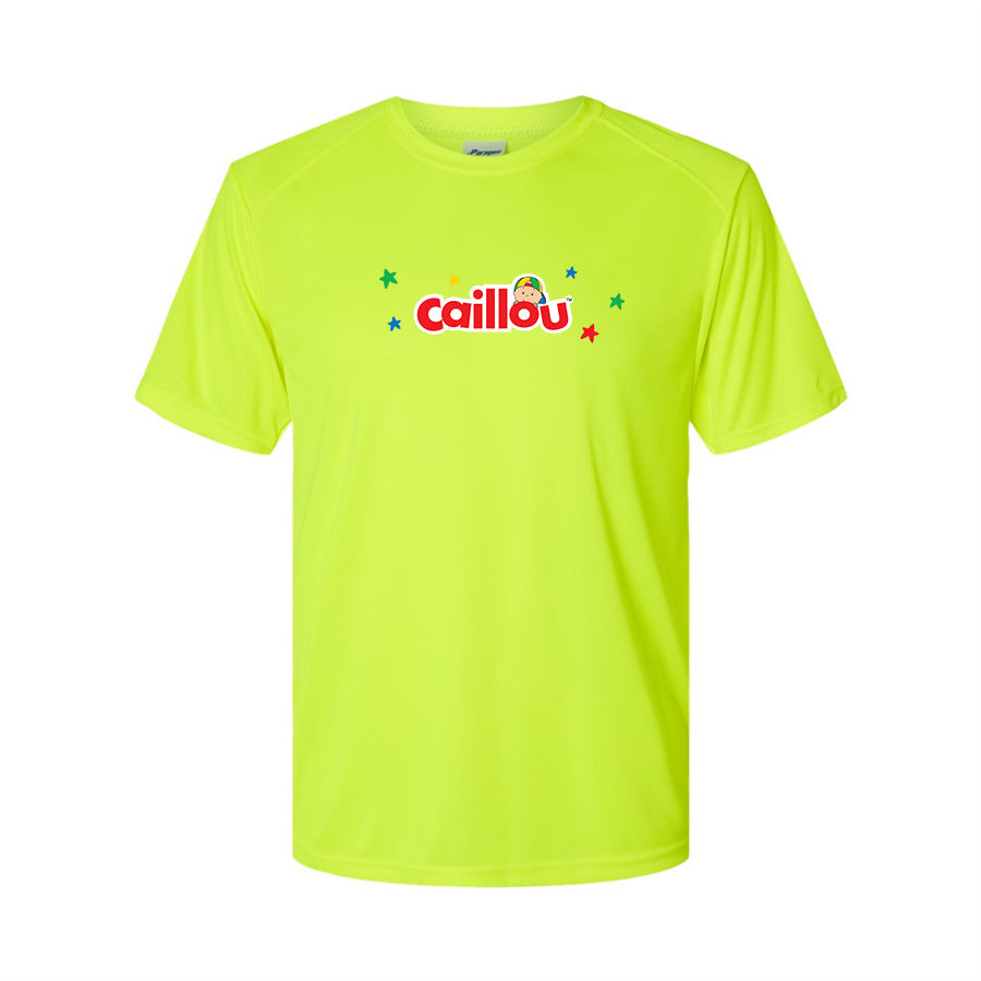 Youth Kids Caillou Cartoons Performance T-Shirt