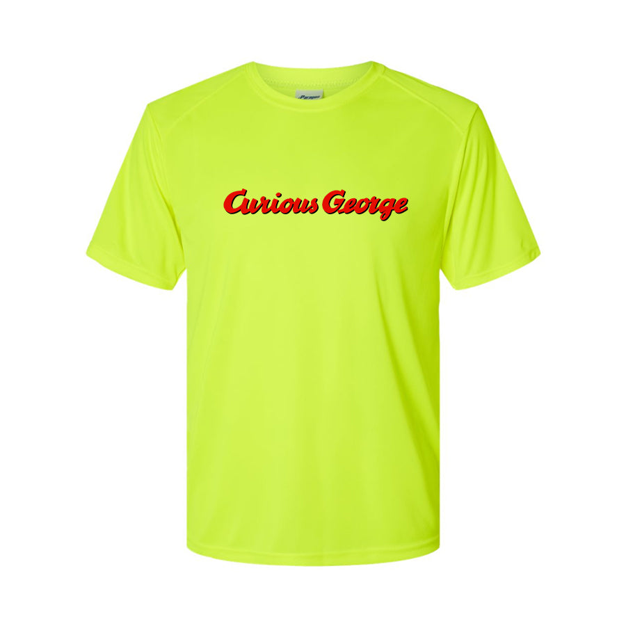 Men's Curious George Cartoon Performance T-Shirt