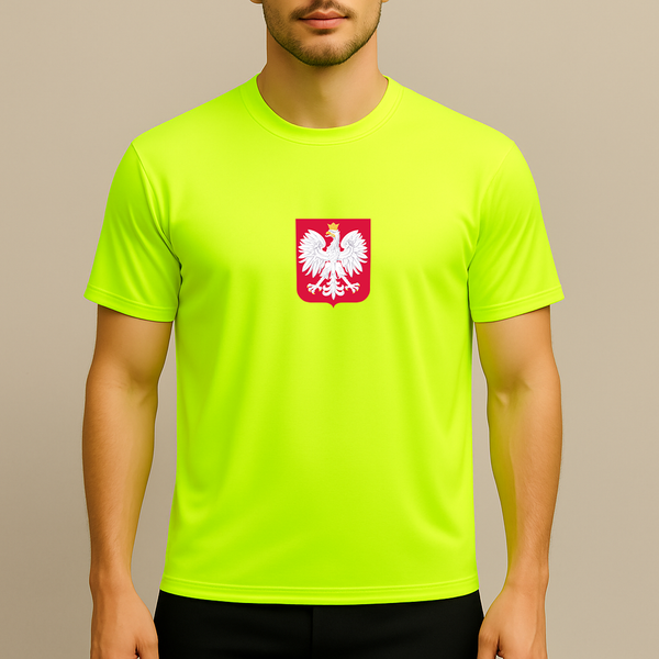 Men's Poland National Soccer Team Polyester T-Shirt