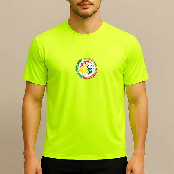 Men's Senegal National Soccer Team Polyester T-Shirt
