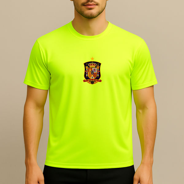 Men's Spain National Soccer Team Polyester T-Shirt